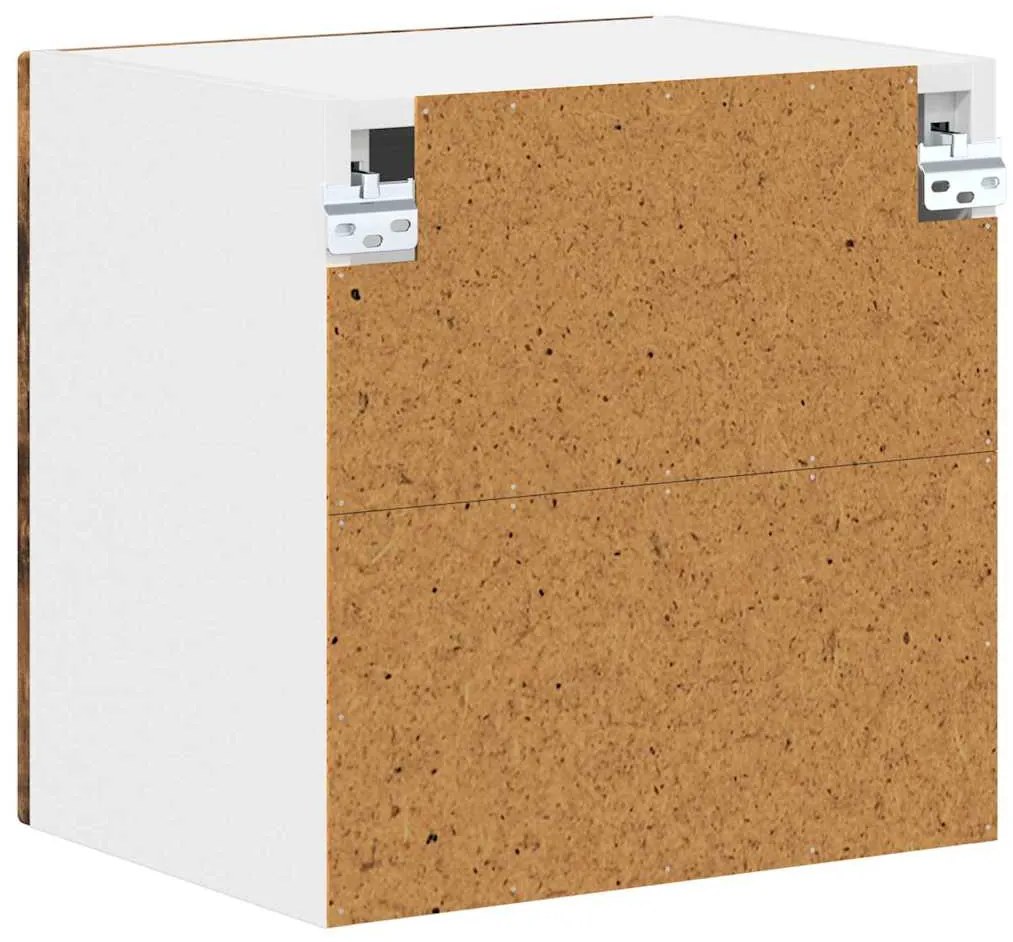 Fali konyhaszekrény 2 pcs Füstölt tölgy 40 x 31 x 40 cm Faanyag