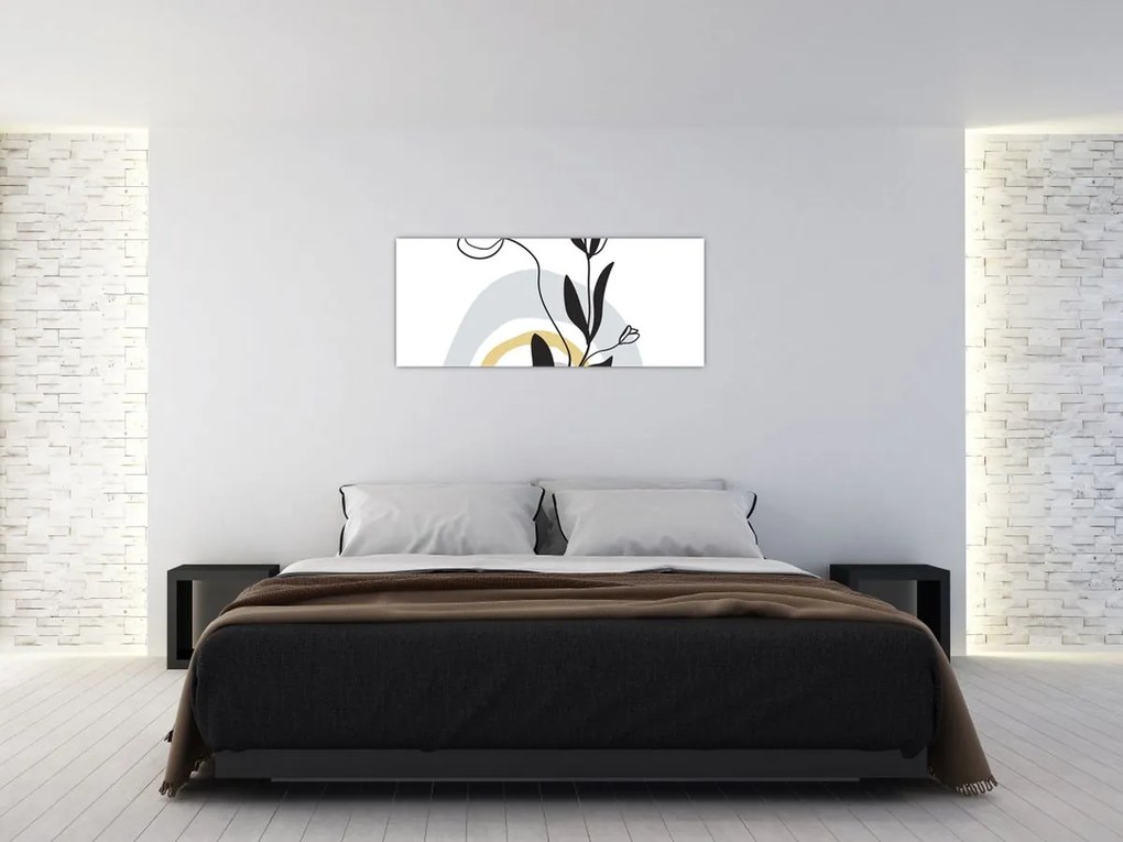 Kép - Virágok vázában N⁰1 (120x50 cm)