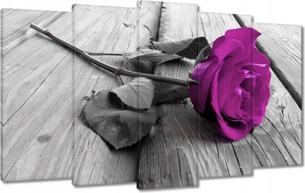 Vászonkép 100x60 Lila rózsa