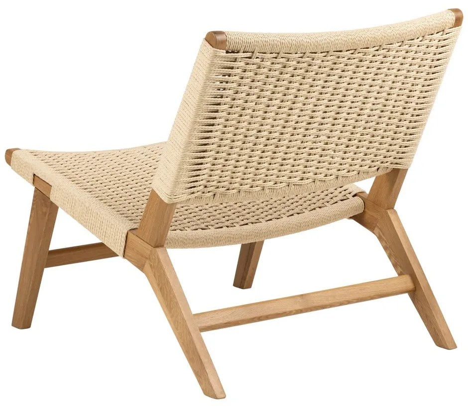 Natúr színű szövött fotel Carson – Actona