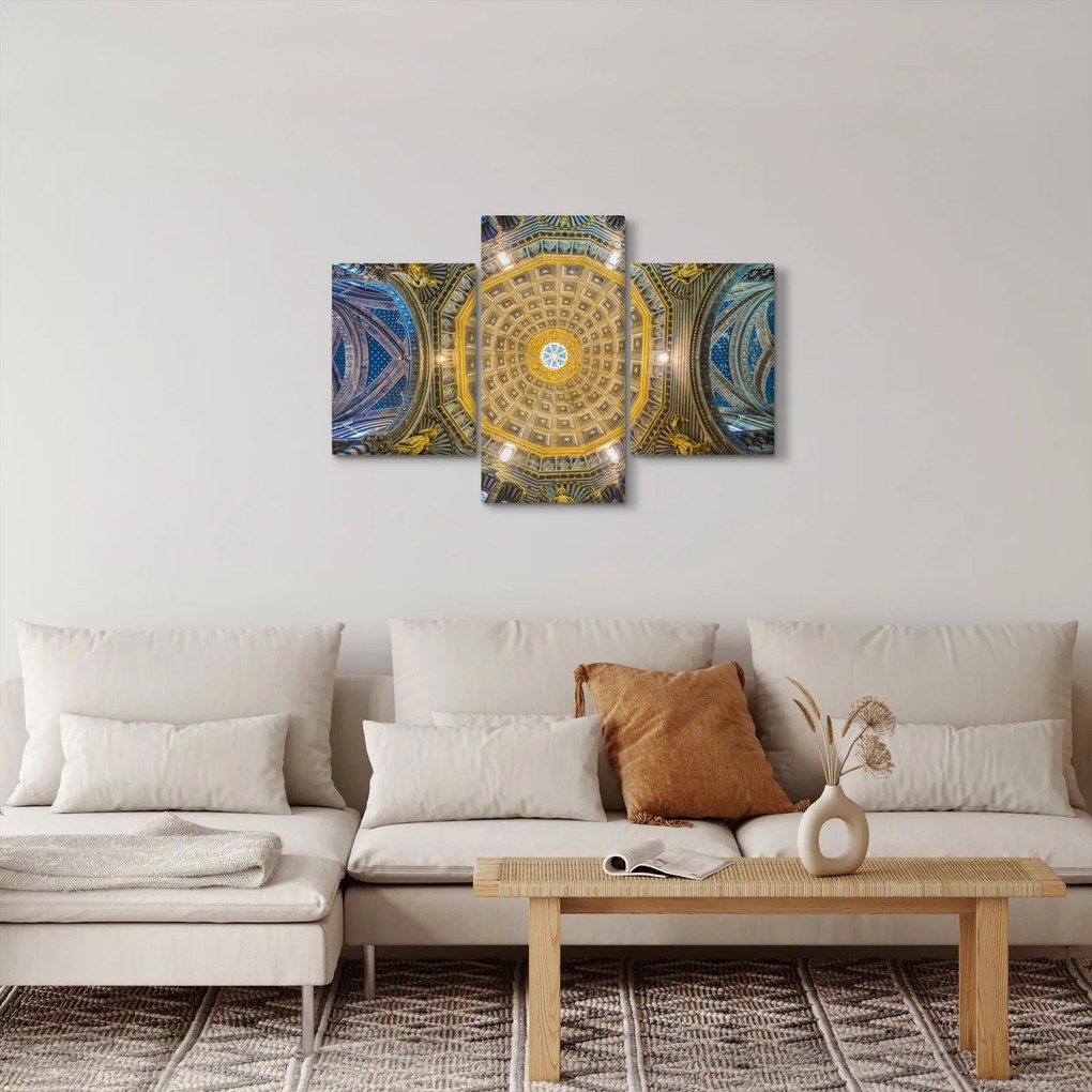 A Siena templom mennyezetének képe (90x60 cm)