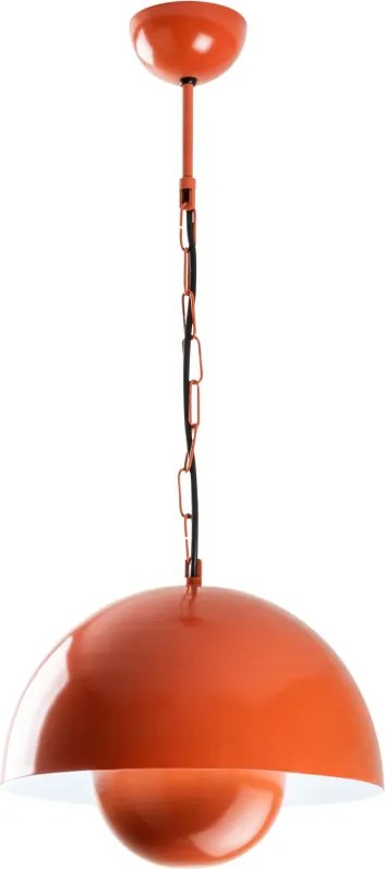Kure 2676 narancssárga fém függőlámpa, Ø30 cm