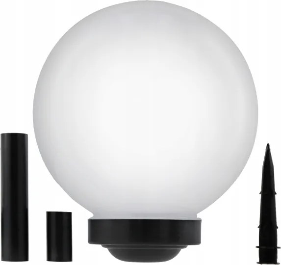 LED napelemes lámpa LED/1,2 V 6500 K 200 mAh Ø 25 cm IP44 fehér/fekete