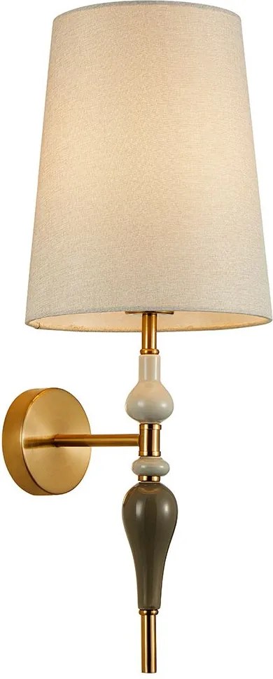 Italux klasszikus boho fali lámpa moren antik bronz lazac színű itxwl-84678-ab