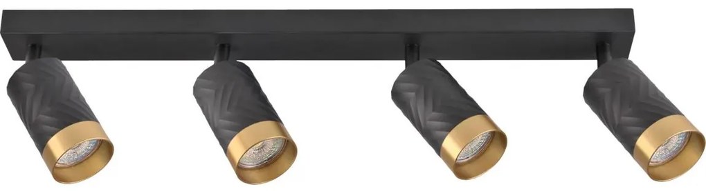 Spotlámpa ARRAS 4xGU10/10W/230V fekete