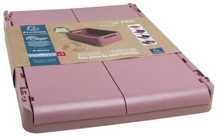 Tárolódoboz, A4+, összecsukható, EXACOMPTA Skandi, rózsaszín (EX27238D)