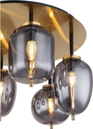GLOBO 15345-6DMM BLACKY I Glamour Mennyezeti Lámpa IP20