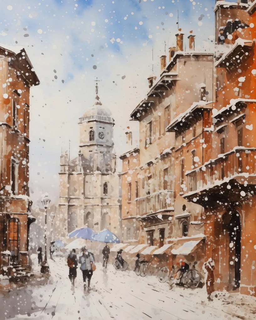 Poszter 40x50cm Az óváros varázsa