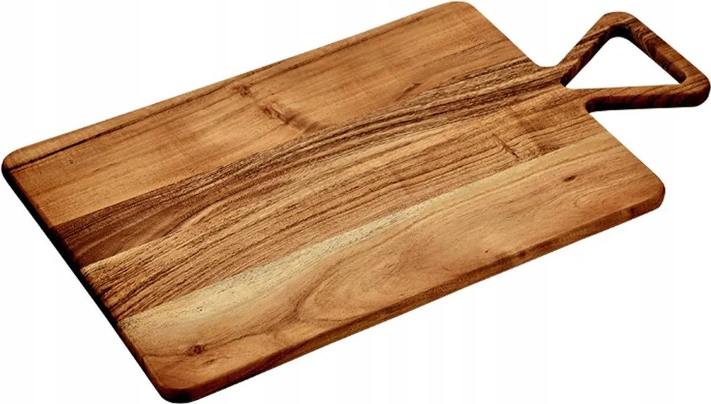 Akác deszka fogantyúval 54x30x1,7 cm Előételek, Sajtok Tálalásához