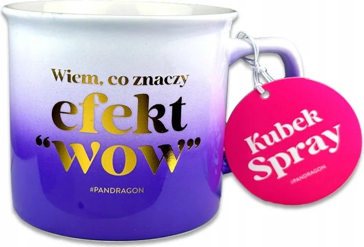 Bögre Wow Hatás Kerámia Ajándék 350 ML Pan Dragon