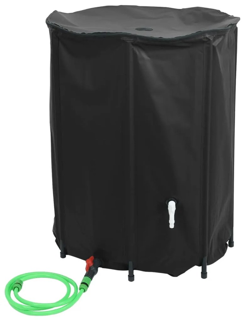 összecsukható PVC víztartály csappal 750 L