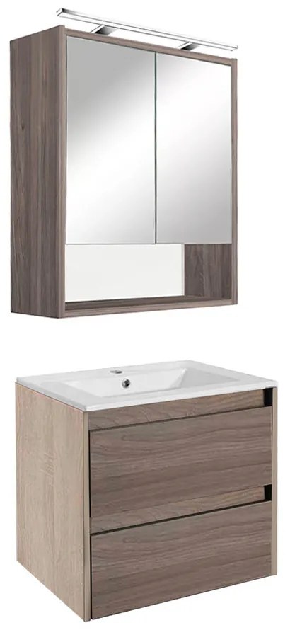 Porto 60 komplett sonoma tölgy-rauna szil