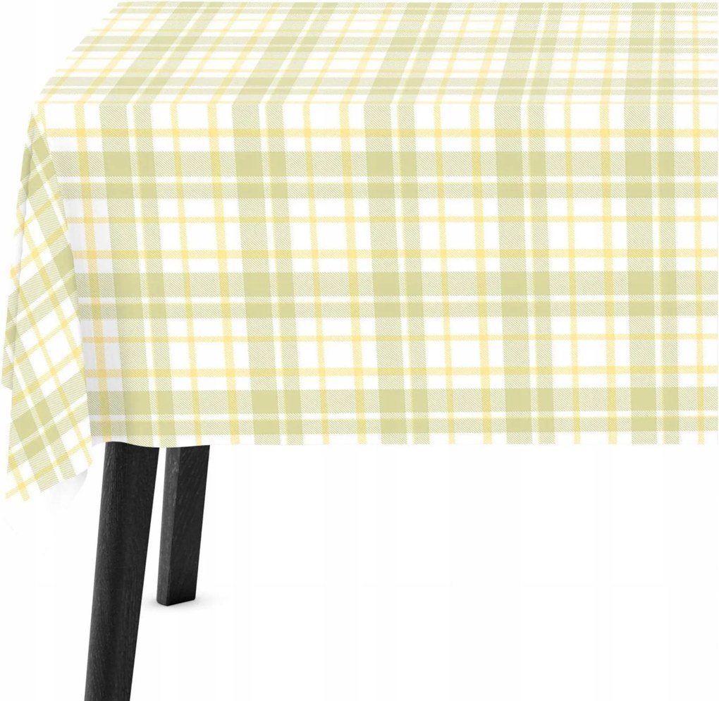 Abrosz asztalra 140x260 Abrosz Dekoratív Kerti Rács Zöld 9749