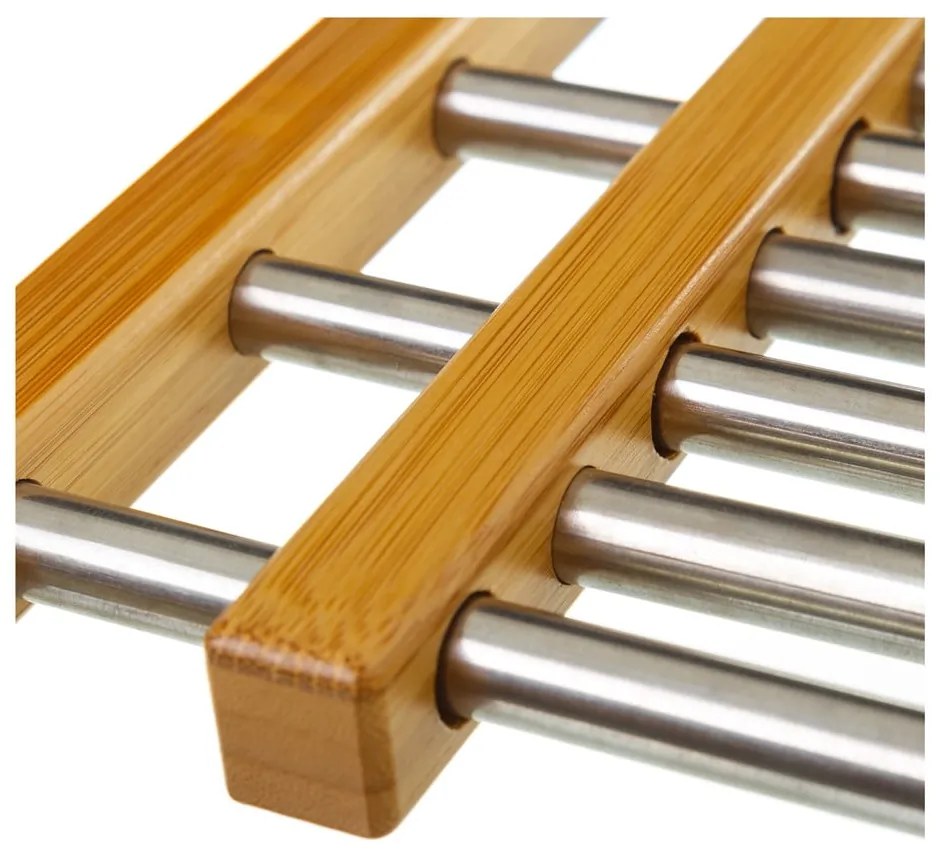 Állítható edényalátét bambuszból és acélból - Casa Selección