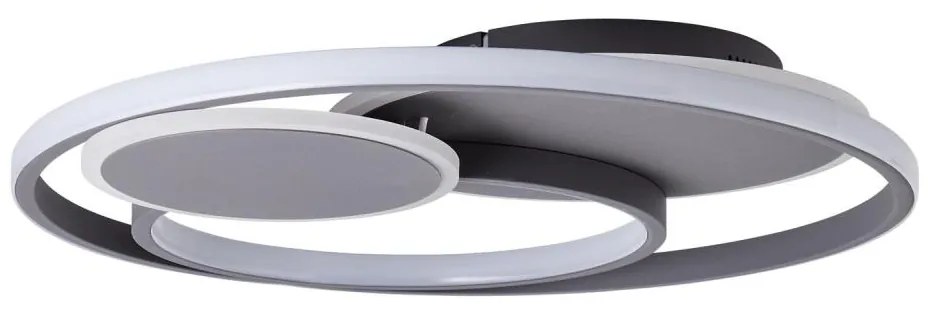 Brilliant - LED Dimmelhető mennyezeti lámpa RUNDA LED/50W/230V 3000-6500K fekete + távirányító