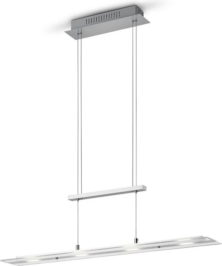 TRIO R32004107 MILOS Modern Led Függesztett Lámpa Ezüst LED IP20