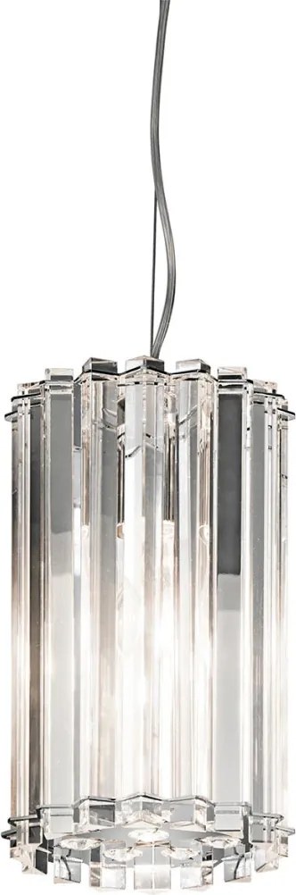 ELSTEAD KLCRYSTALSKYEMP CRYSTAL SKYE Fürdőszobai Függő Lámpa Króm, Átlátszó G9 IP44