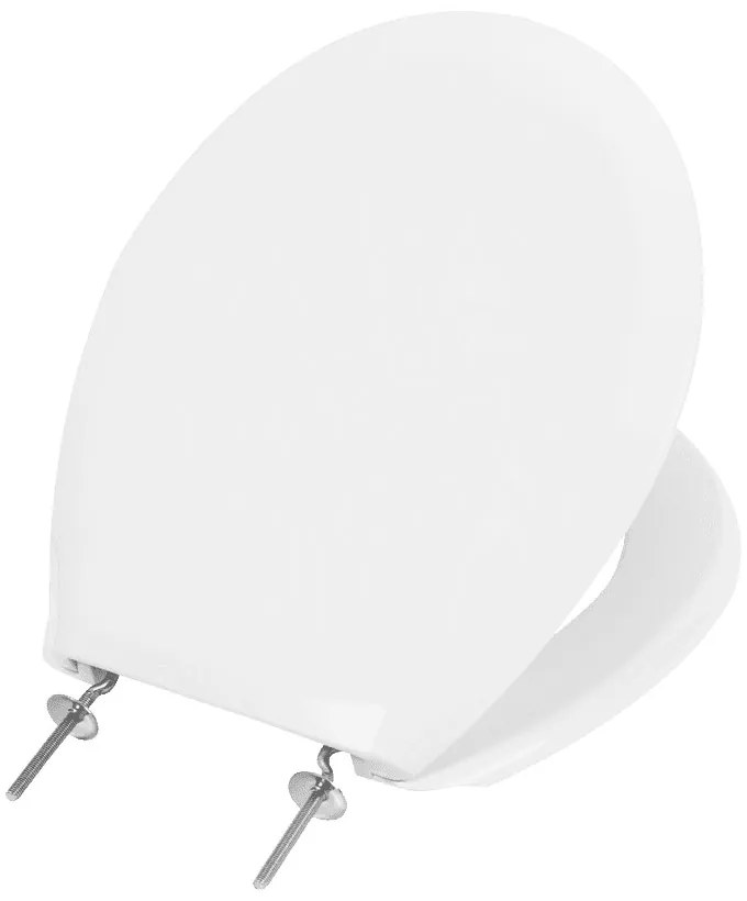 EUC Legerino WC-ülőke, Duroplast, inox zsanérral, fehér