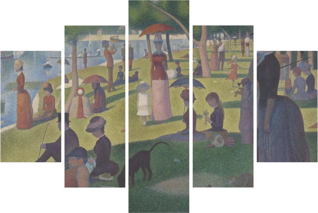 Kép - Georges Seurat, A Sunday on La Grande Jatte, reprodukciók (150x105 cm)