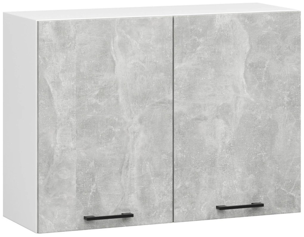 Konyhabútor 240 cm Ozara II (beton + fehér). Akció -14%. 1071278