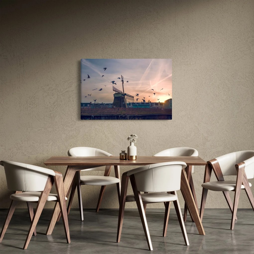 Szélmalom képe (90x60 cm)