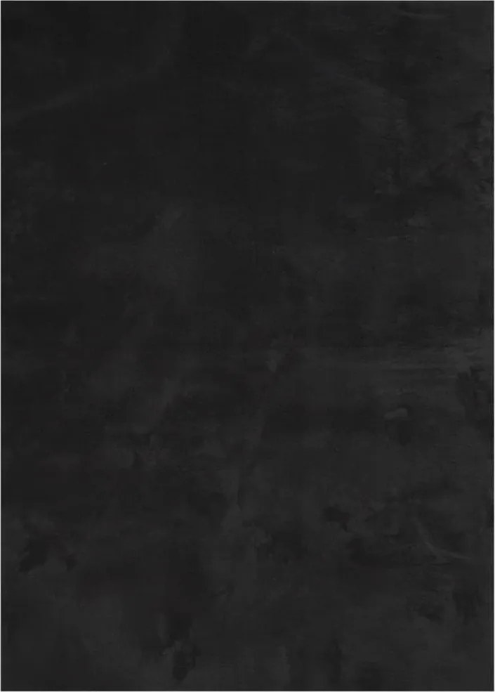 vidaXL HUARTE fekete rövid szálú puha és mosható szőnyeg 120 x 170 cm