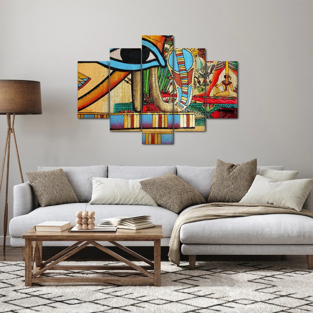 Egyiptomi motívumú kép (150x105 cm)