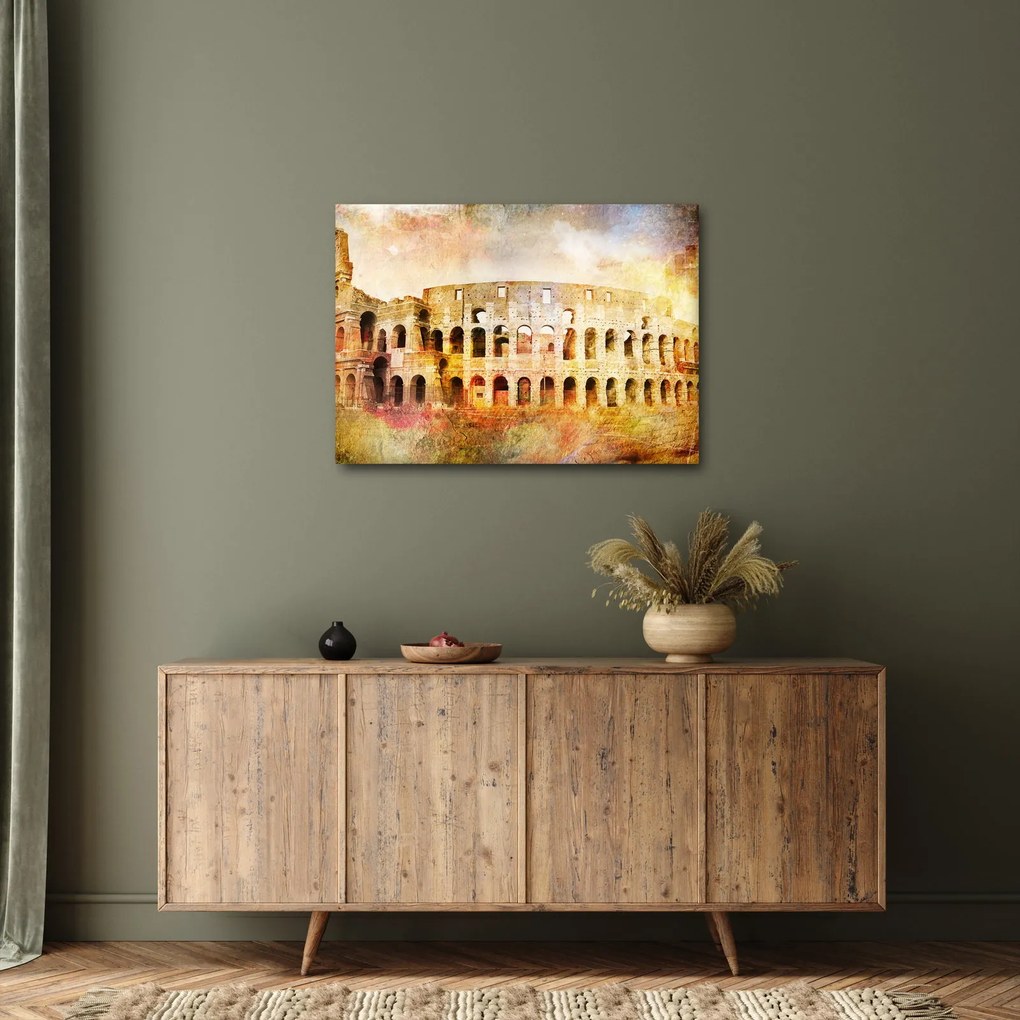 Kép - Digitális festészet, Colosseum, Róma, Olaszország (70x50 cm)