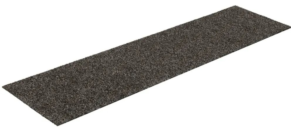öntapadós lépcsőszőnyegek 30 db 76 x 20 cm antracitszürke téglalap alakú