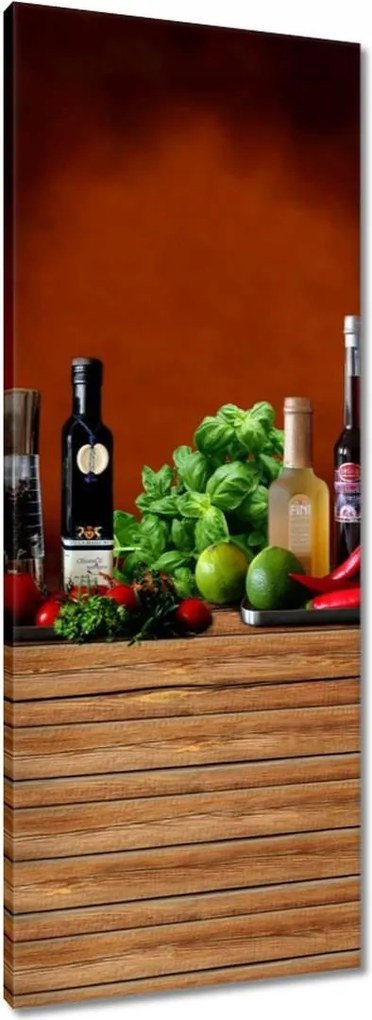 Vászonkép 40x100 Fűszerek a konyhába