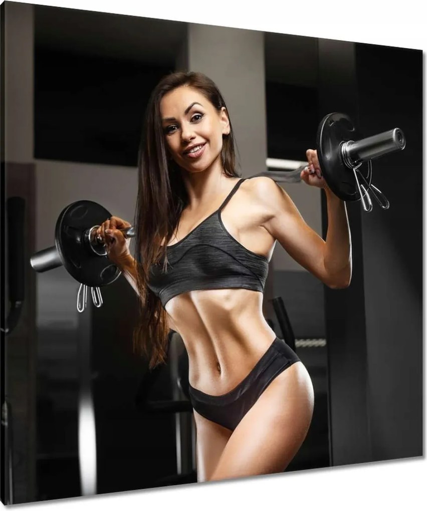 Vászonkép 90x90 Edzés az edzőteremben