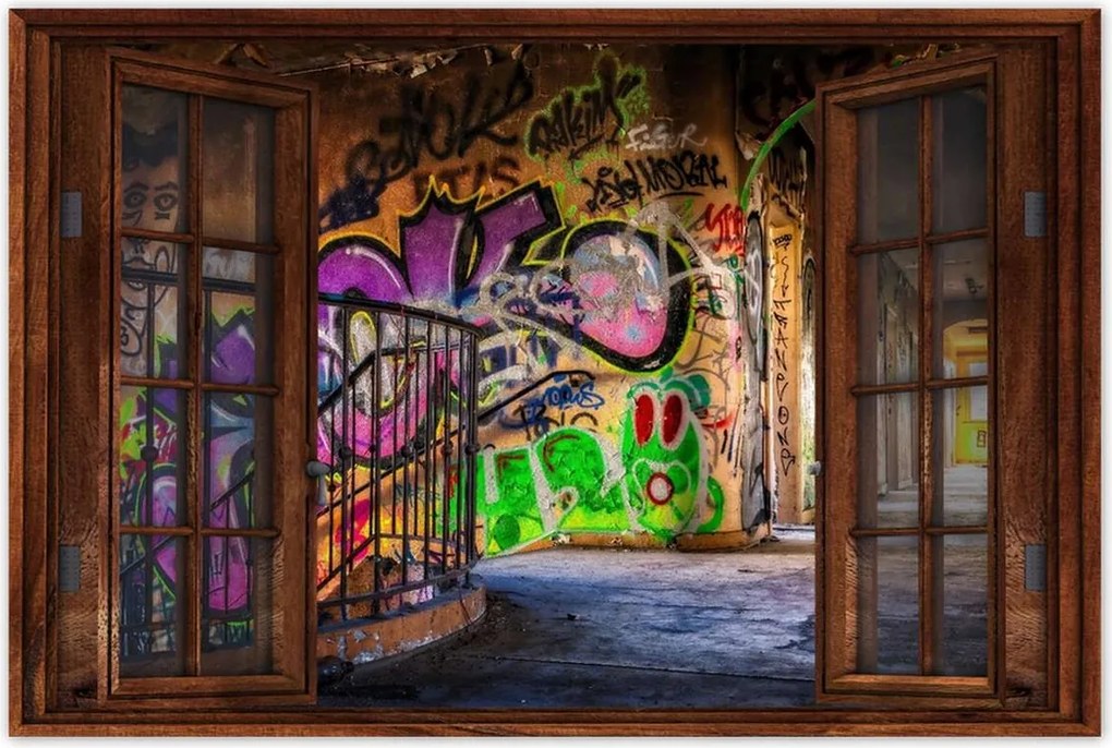 Poszterek 60x40 Grafiti falikép