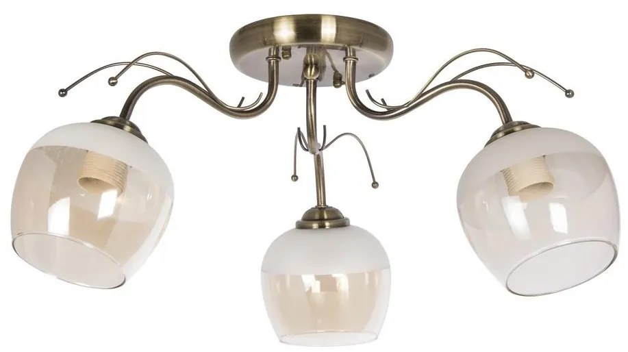 Csillár 3xE27/60W/230V réz