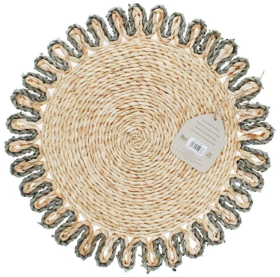Kukoricacsuhé tányéralátét ø 38 cm Corn Husk – Rex London