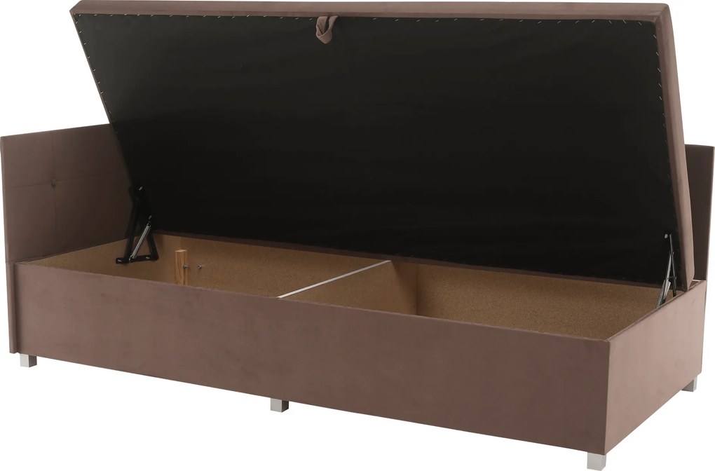 Heverő tárolóhellyel, barna Taupe, AURIA UNI