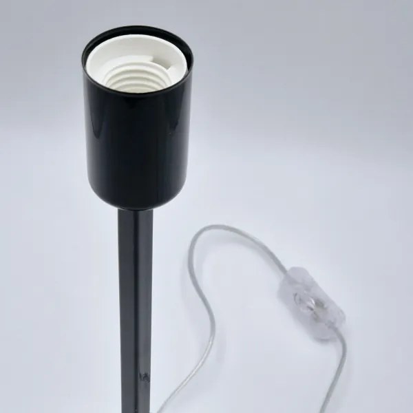 Asztali lámpa ASTRID 1xE27/60W/230V fényes fekete