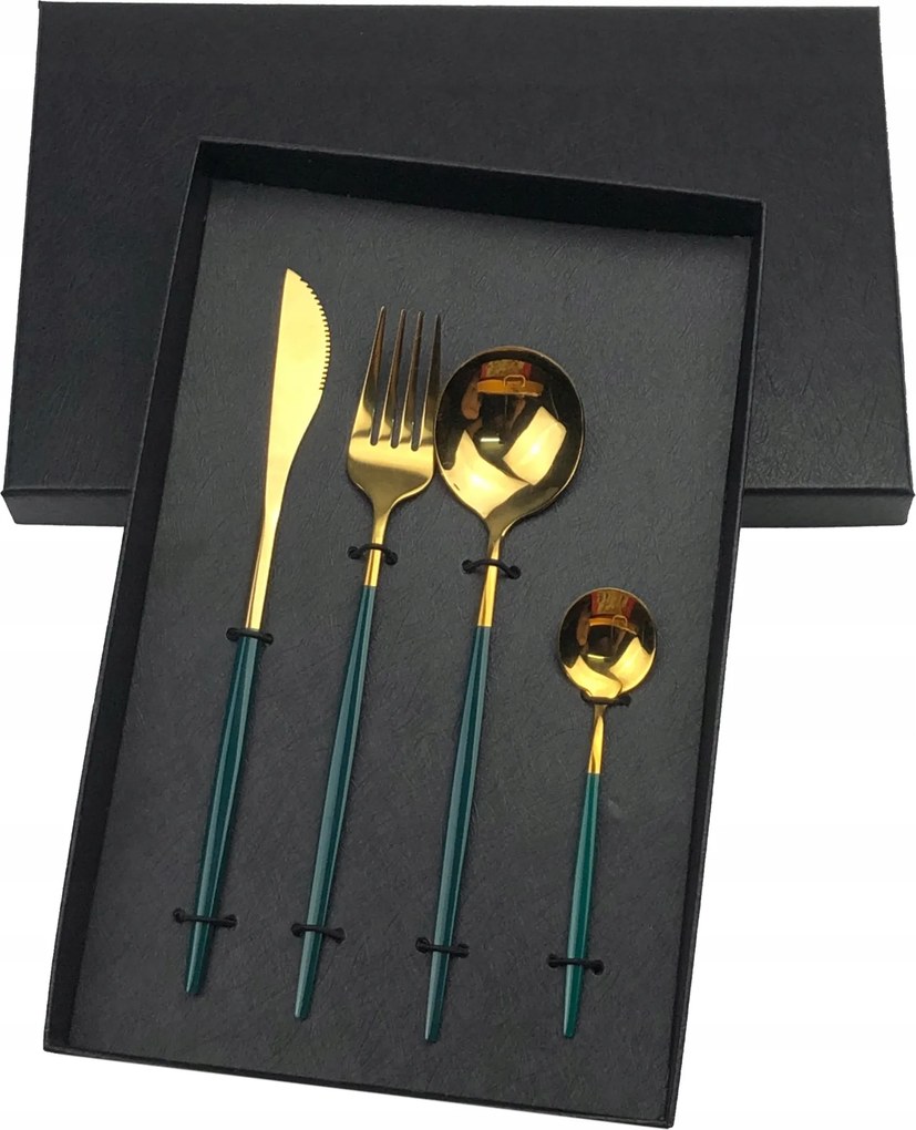 4 Db-os Fényes Evőeszköz Szett Ajándék Szett (11608)