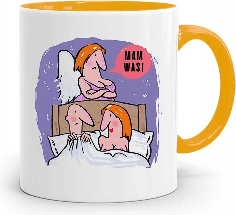 Anyós Sárga Bögre Megvannak! Ajándék fényképes nyomattal