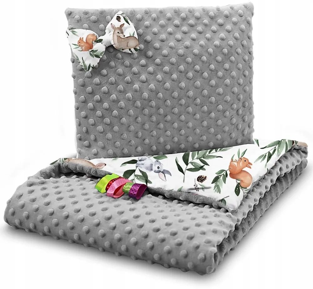 BABAKOCSI TAKARÓ PÁRNÁVAL BAMBI 75X100 CM