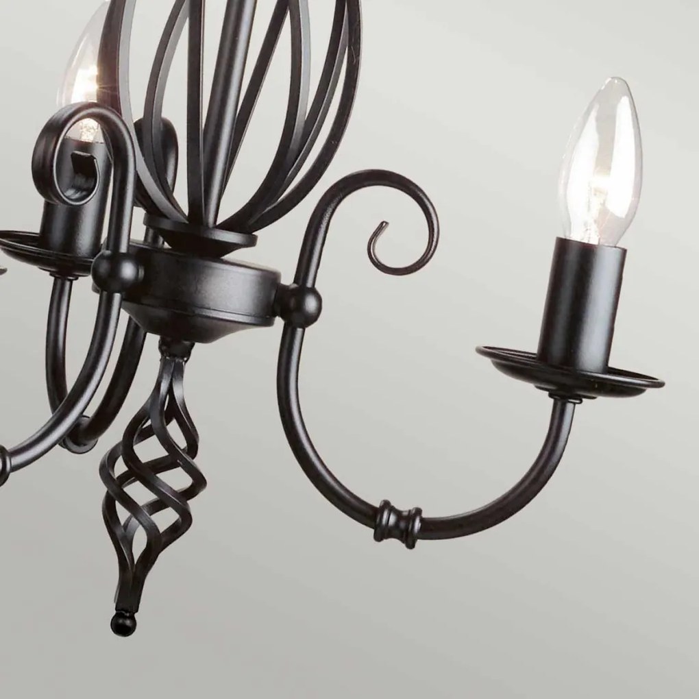 ELSTEAD ART3-BLACK ARTISAN Klasszikus Csillár Fekete E14 IP20