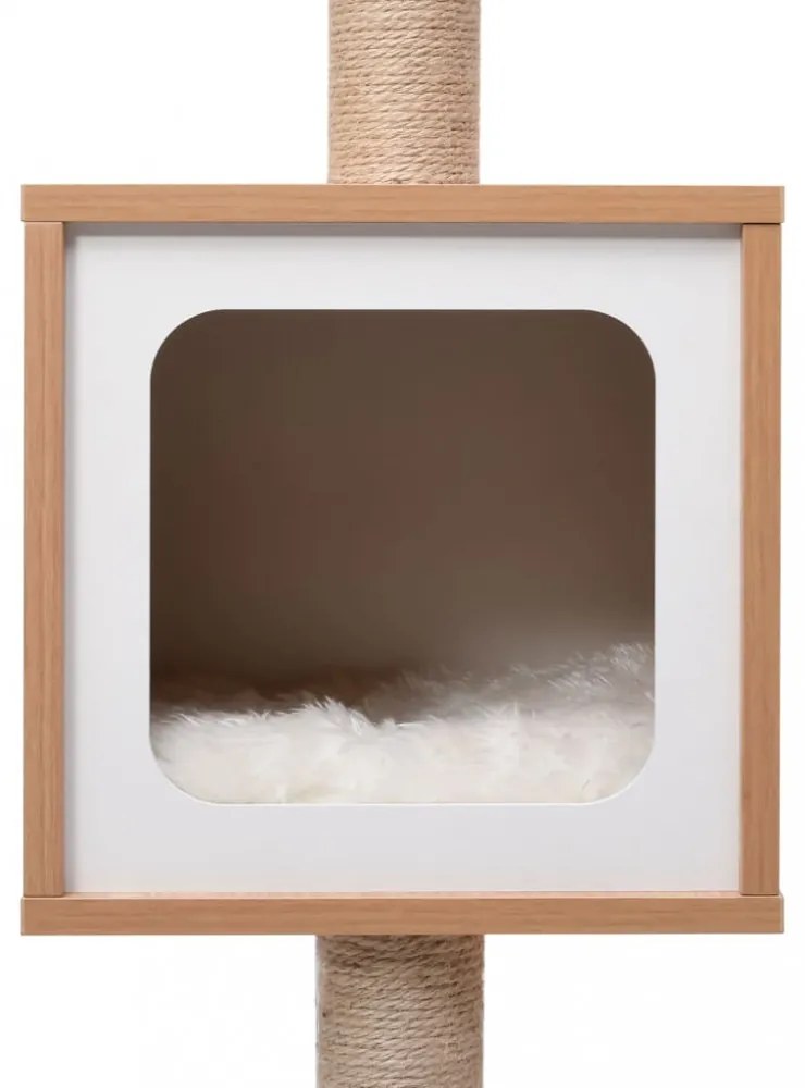 Macskabútor szizál kaparófákkal 123 cm