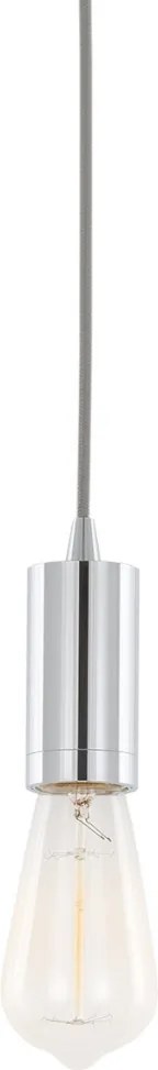 ITALUX DS-M-038-CHROME MODERNA Egyágú Függesztett Lámpa Fém E27 IP20