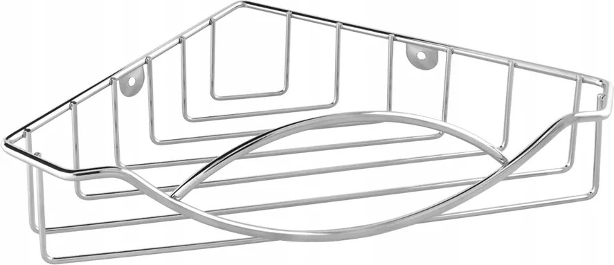 Awd Interior Ezüst Fürdőszobai Zuhanypolc Akasztós Sarok Kosár
