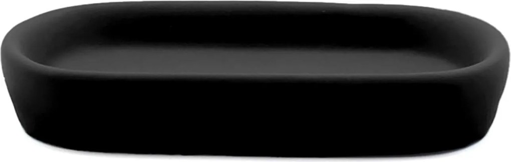 Kerámia Szappantartó Állvány Fekete Szappantartó 13,5 x 9,5 CM Fürdőszobába