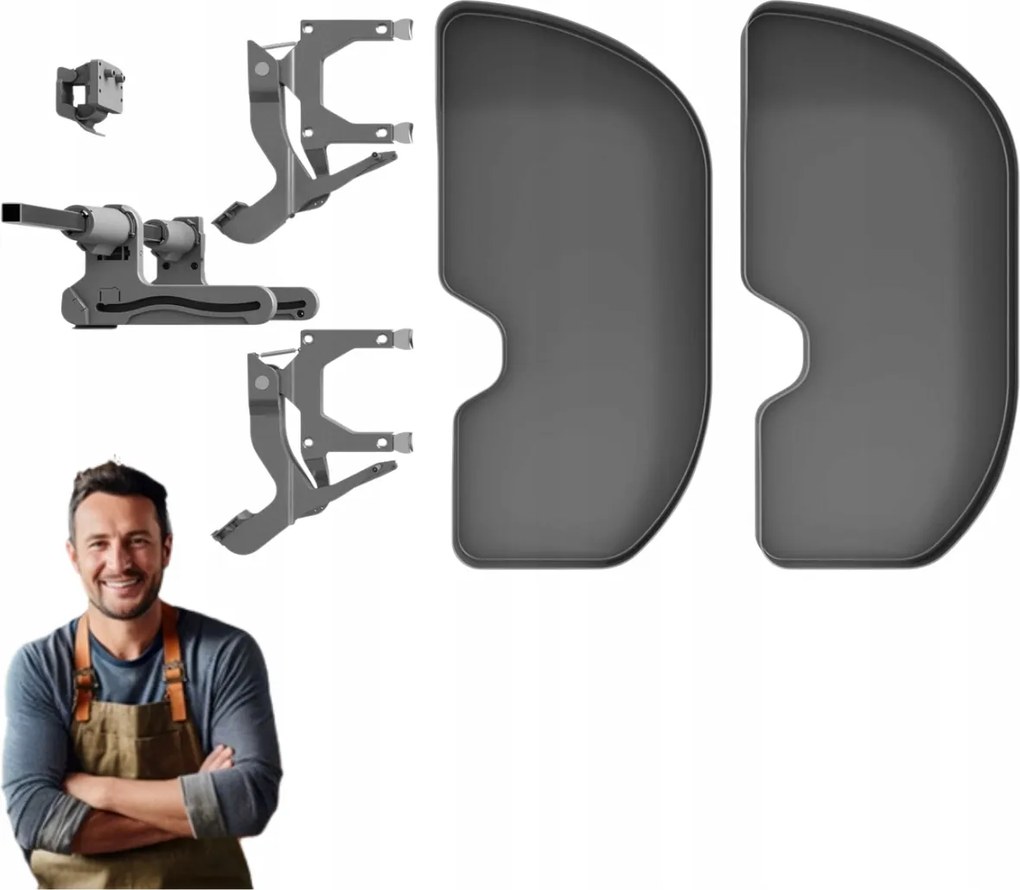 Trigon vese sarokpolc Hafele Bal front 450 mm antracit 541.59.476