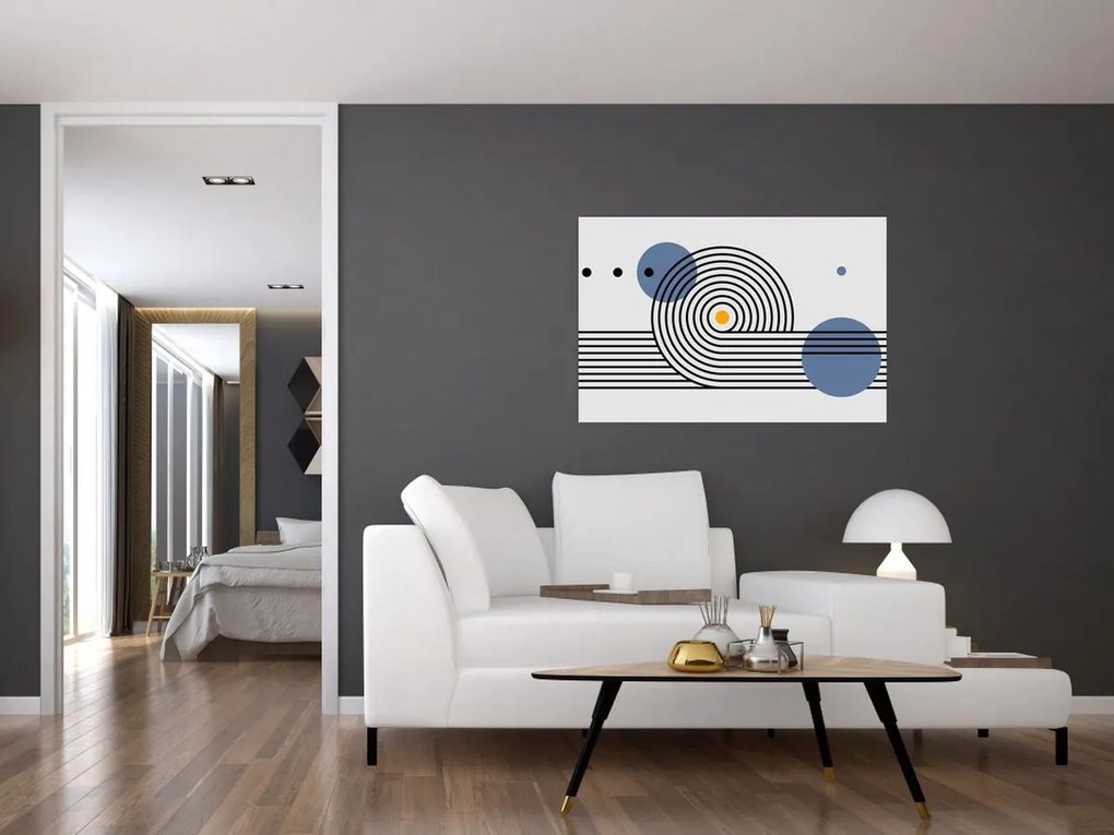 Kép - Minimalista absztrakció N⁰1 (90x60 cm)
