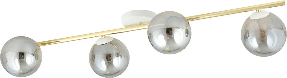 Emibig modern mennyezeti lámpa splendi fehér grafit arany emi1247/4