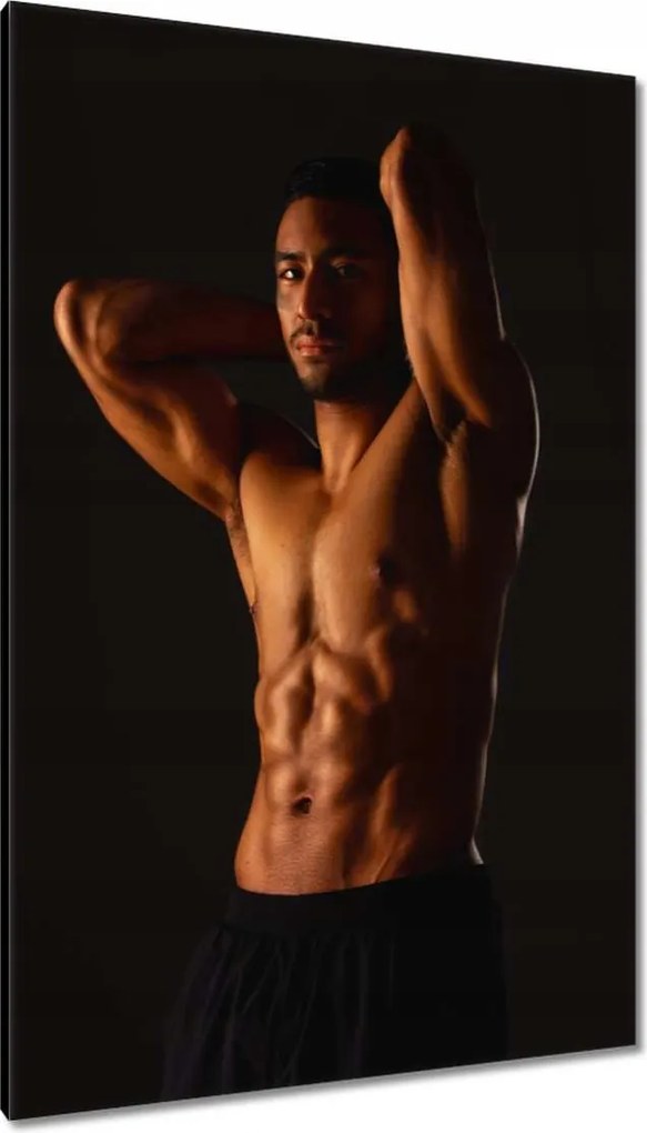 Vászonkép 80x120 Fiatal férfi pózol