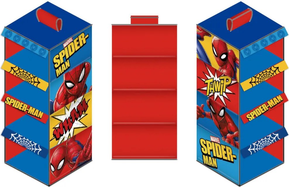 Pókember Thwip függő szekrényrendező 4 részes