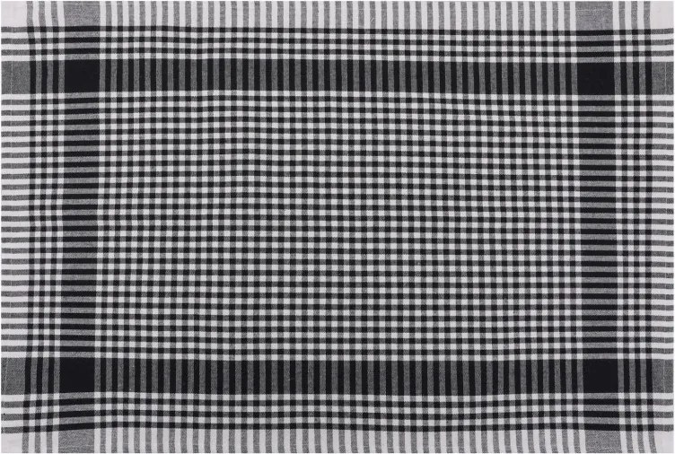 Pötikareli 10 részes pamut kéztörlő szett 45 × 65 cm, fekete